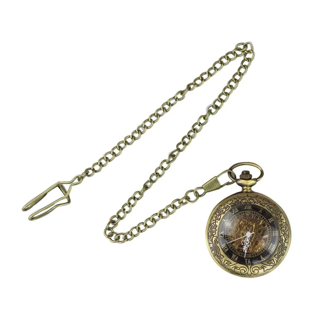 Pocket Watch Mechanical Peaky Blinders Hunter Automatic