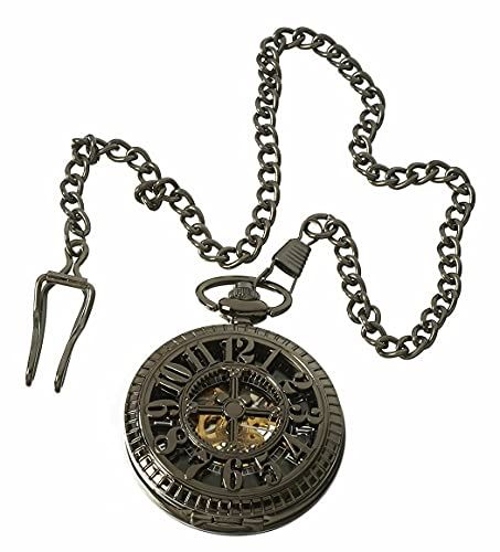 Automatic  Pocket Watch Mechanical Peaky Blinders Vintage Double Hunter