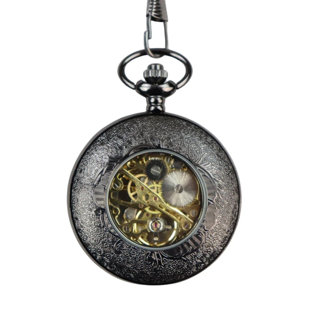 Pocket Watch Mechanical Peaky Blinders Hunter Automatic