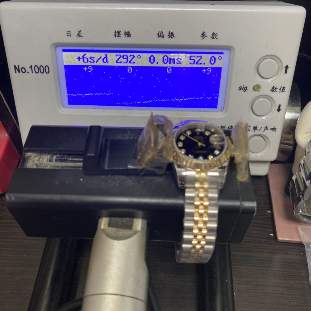 Rolex Datejust Series 178273, Two-Tone Gold Case Black Dial with Diamond Hour Markers, 31mm Size