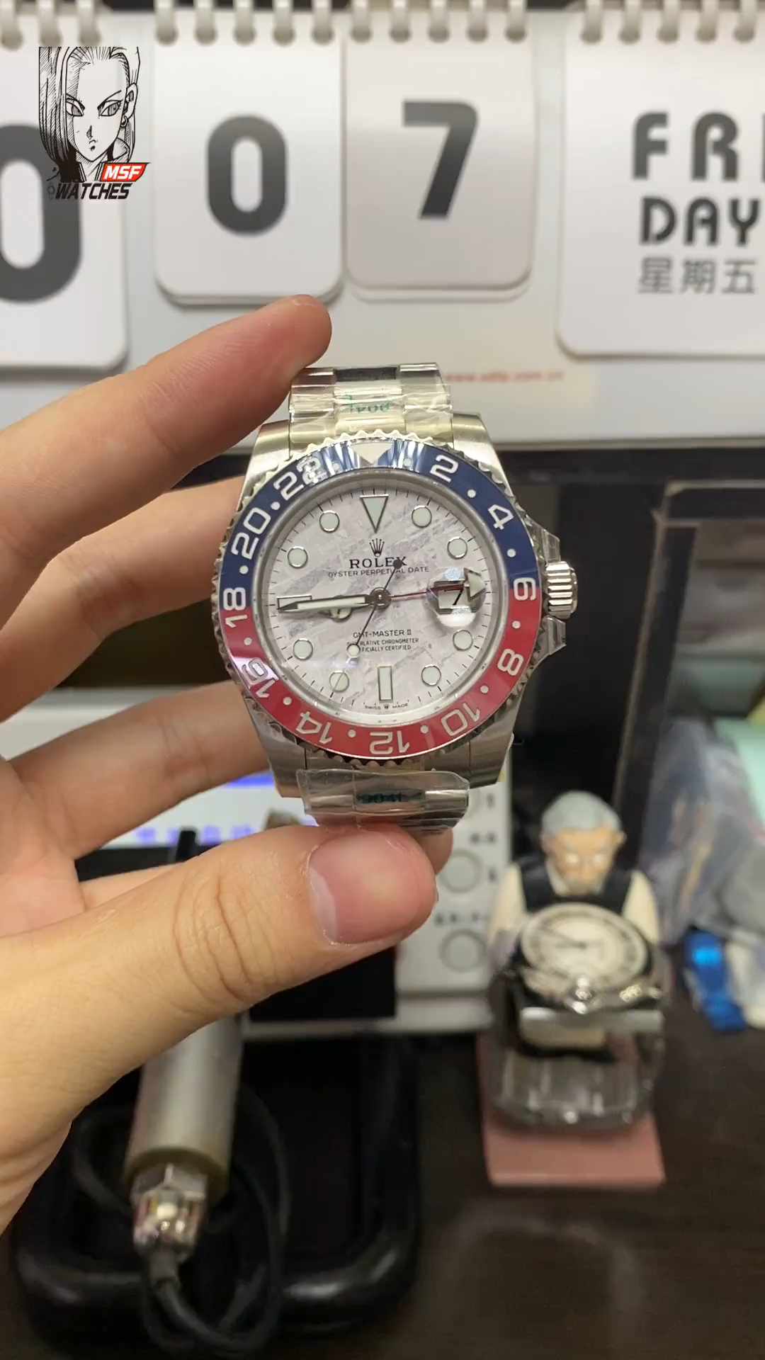 Rolex GMT-Master series m126719blro-0002, Meteorite Dial