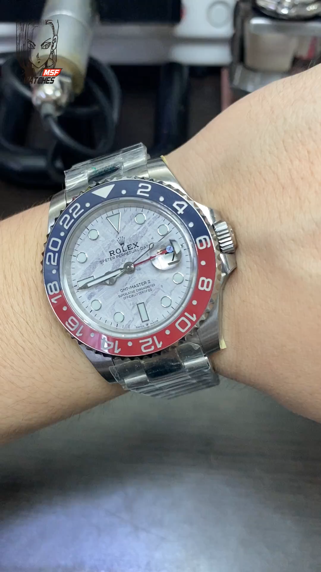 Rolex GMT-Master series m126719blro-0002, Meteorite Dial