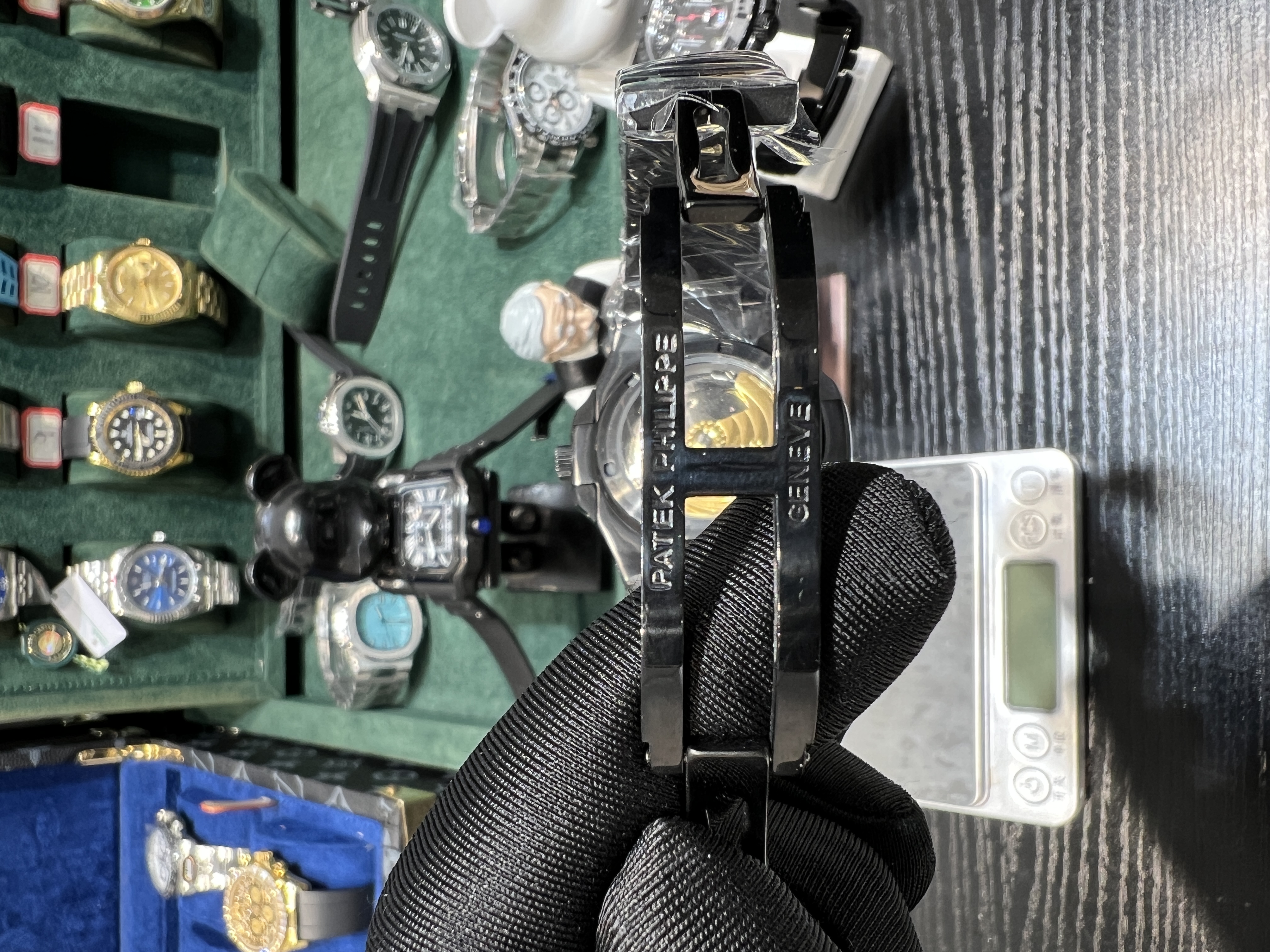 Patek Philippe Nautilus series 5711 all black case BLAKEN modify of