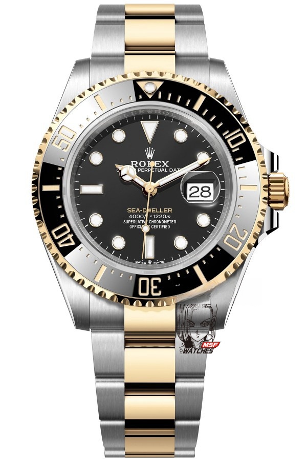 Rolex Sea-Dweller series m126603-0001, Black Dial