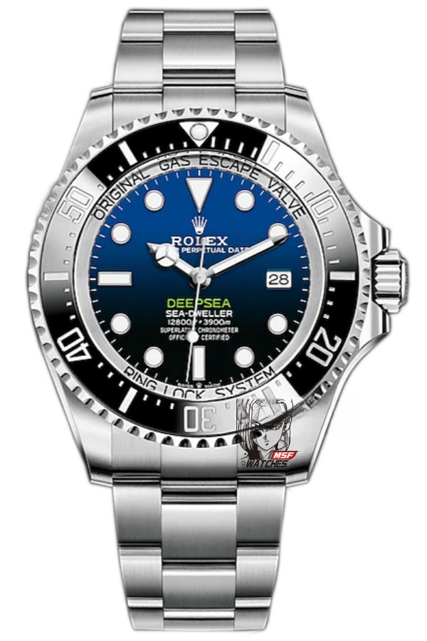 Rolex Sea-Dweller series m136660-0003, Gradient Blue Dial