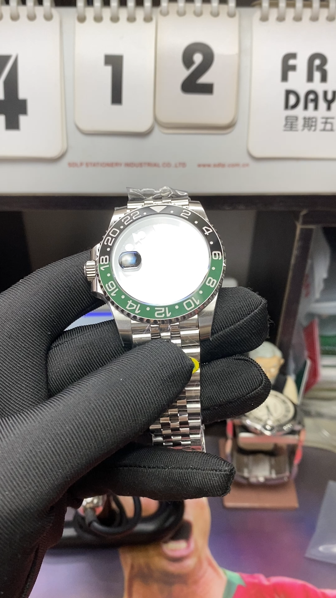 Rolex GMT-Master II Series watch model m126720vtnr-0002 (left-handed