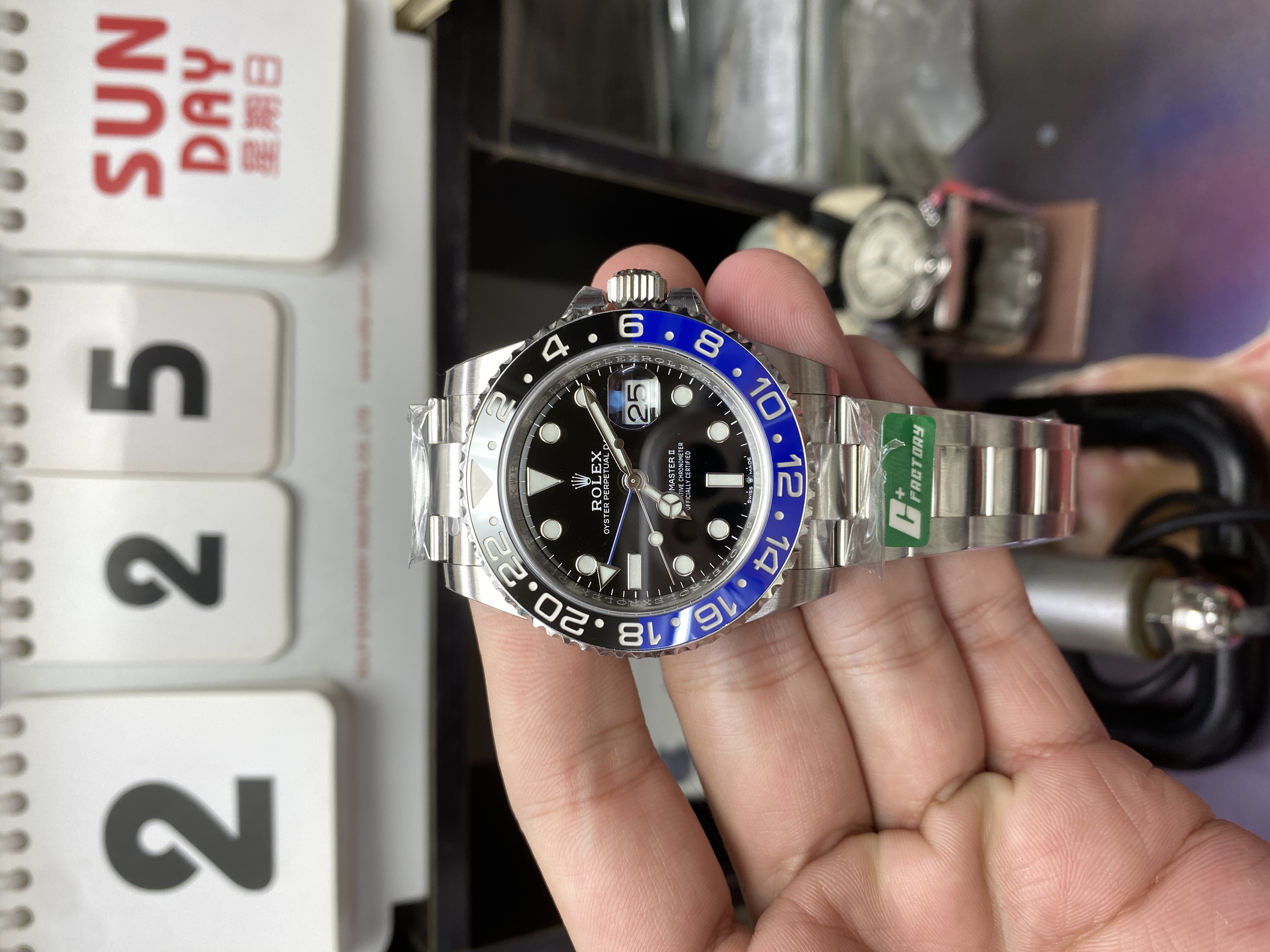 Rolex GMT-Master II Series M126710BLNR-0003 Watch model (Blue and Black Bezel)40mm
